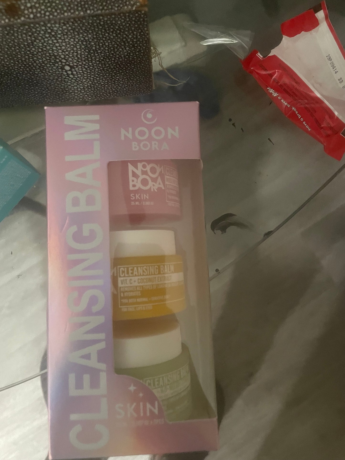 Noon bora Cleansing balm set for makeup