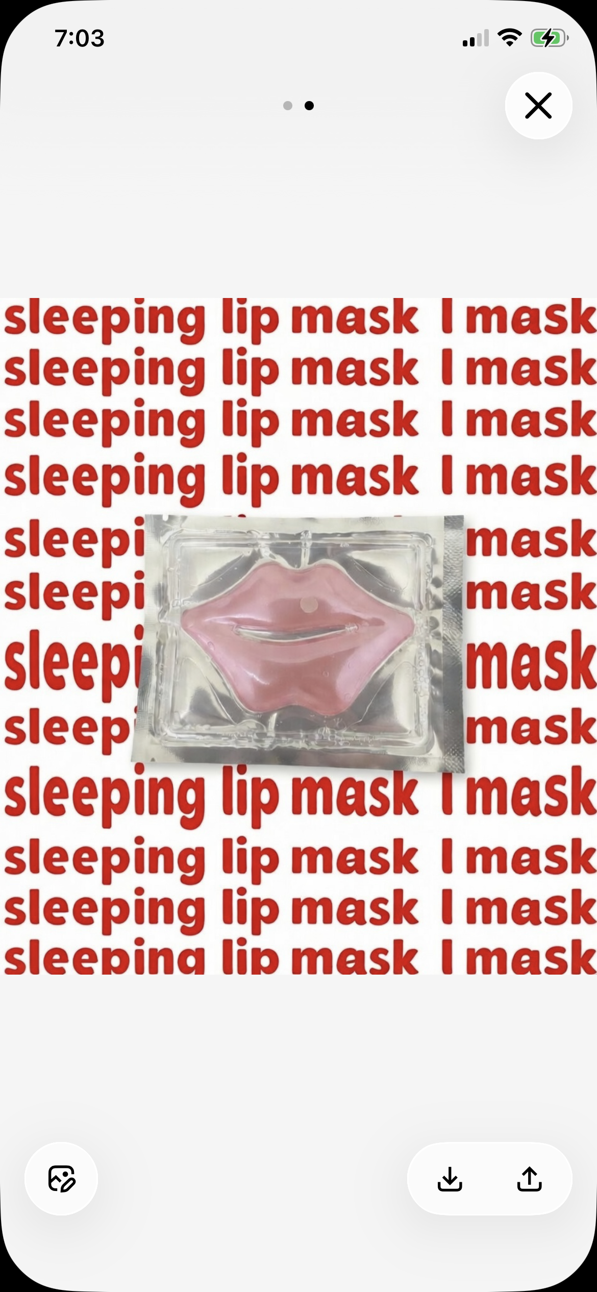 Pink Lip Mask - Blank - Private Label